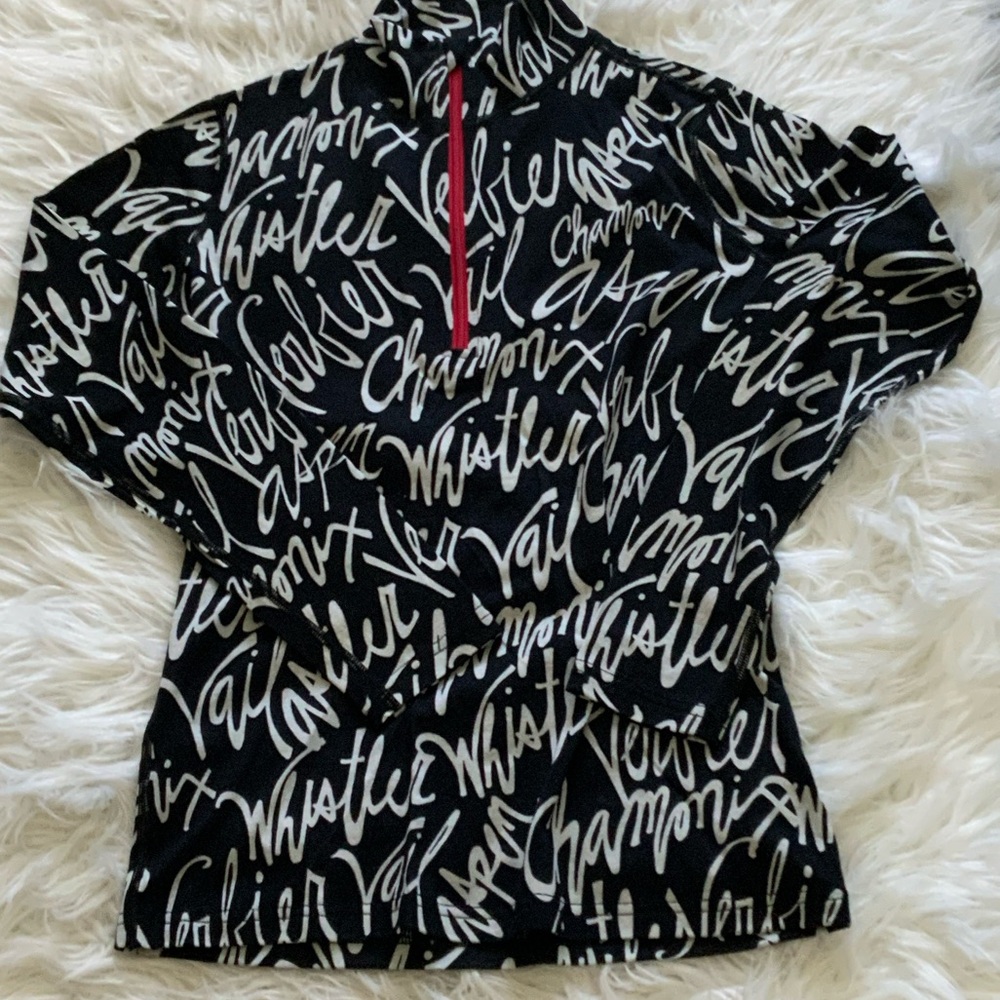 Merino wool 1/4 zip top NWOT